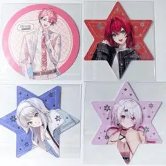 にじさんじ　特典　コースター　赤城ウェン アンジュ 栞葉るり 椎名唯華 カード