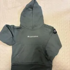 CONVERSE フード付きトレーナー グレー