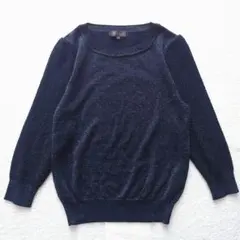 美品 リフレクト ラメ入り MIX生地 ニット М