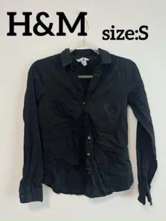 H&M 黒の長袖シャツ EUR 34