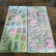【新発売】こびとづかん　スペシャルもっちもちシール　おしりシール　2点セット
