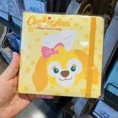上海ディズニー　クッキーアン　メモ帳ノート　15×15cm