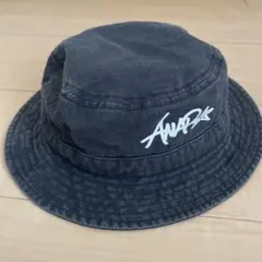 ダークグレー バケットハット アナップロゴ入り　キッズのサムネイル