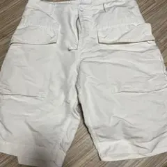 ESTNATION ホワイト カーゴショートパンツ