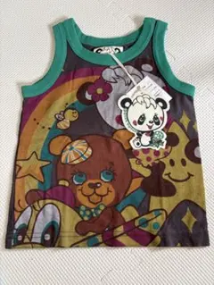 カラフルクマのノースリーブタンクトップ 100cm