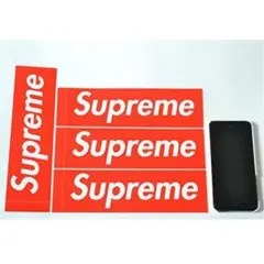SUPREME シュプリームステッカー　ボックスロゴ4枚セット！！