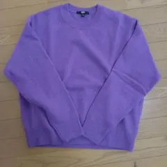 UNIQLO パープル ニットセーター M