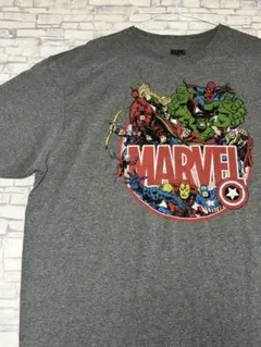 r*n様 MARVEL Tシャツ　総柄　XL キャラクターグラフィック Tシャツ
