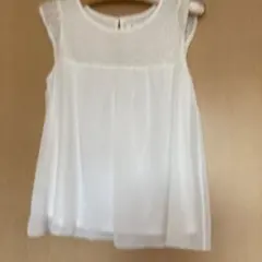 Bye Bye one way ホワイト　トップス