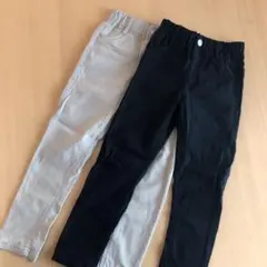 10分丈パンツ　ベージュ単品　110