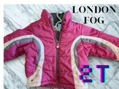 フード無くしました。LONDON FOG 中綿コート 2T ピンク