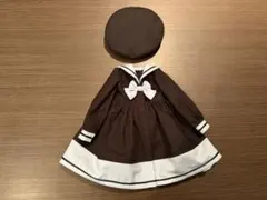 MDD 配色セーラーワンピース クロ×ソライロ