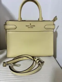 【極美品】ケイトスペード 2way ショルダーバッグ ハンドバッグ イエロー