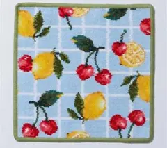 FEILER フェイラー　スウィングチェリー＆シチリアーノ柄　JAL ハンカチ