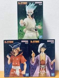 [未開封 送料込]Dr.STONE 石神千空 七海龍水 あさぎりゲン フィギュア
