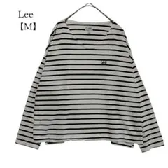 【Lee／リー】ロンT　長袖 Tシャツ　カットソー　ボーダー　Vネック　Mサイズ