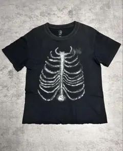 TAKEO KIKUCHI スカル ドクロ Tシャツ フェード 墨黒 Y2K - メルカリ