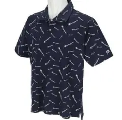 新品 希少 M Champion USA golf polo SHIRT 紺