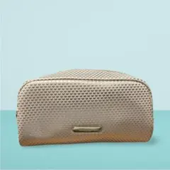 【新品未使用】BULGARI ノベルティポーチ　ゴールド ドットパターン