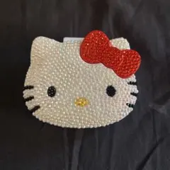 ハローキティ アクセサリーケース ストーンデコ　小物ケース