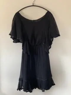 OSMOSIS★loaf フリル黒★ワンピース