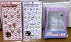 スヌーピーPUKUPUKU SEAL 2枚＆スヌーピー 2WAY シール帳セット