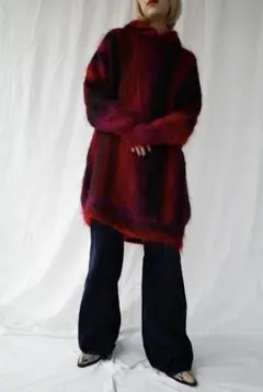 vintage モヘアニット