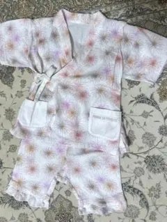 花火模様 甚平 80cm