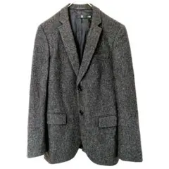 UNIQLO +J ジルサンダー テーラードジャケット ウール ダークグレー