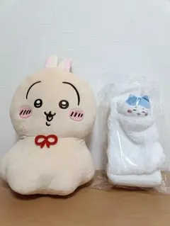 ちいかわセット】ウラヤハボウズBIGぬいぐるみ ハチワレランドリー
