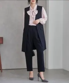 coco様専用】＊新品タグ付き＊セルフォード パールネックロングジレ