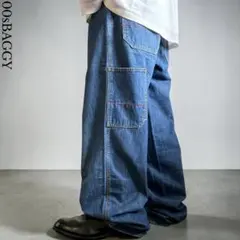 USA製90s極太 DROORS バギーデニム グッドフェード スケーターパンツ