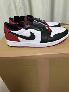 ナイキ エアジョーダン1 ロー ブラック トゥ　28.5