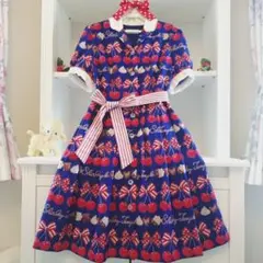 Emily Temple Cute エミキュ シリアルプリント 半袖ワンピース Emily Temple Cute エミキュ シリアルプリント 半袖ワンピース - メルカリ