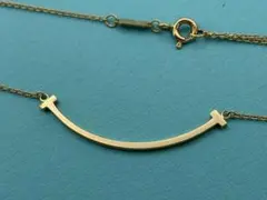 Tiffany & Co. ネックレス Tスマイル K18 ミニ WG750 - メルカリ
