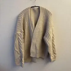 favori ざっくりカーディガン サイズ38