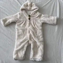 カバーオール69 70 冬用　もこもこ　スノースーツ