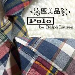 【未使用級✨】ポロバイラルフローレン マドラスチェック パッチワーク コットン