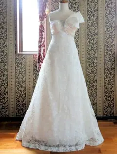 グレースコンチネンタル高級ウエディングドレス5号7号9号アルファブランカ