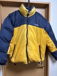 Bear ダウンジャケット ネイビー/イエロー