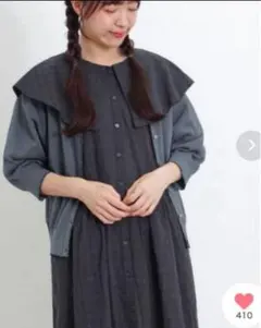 完売品　サマンサモスモス セーラー襟ティアードワンピース