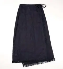 ◇ロンハーマン購入 ATON タックフレアスカート ブラック S ebure