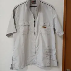 メンズ　トップス　thriller denim グレー　M　半袖のサムネイル