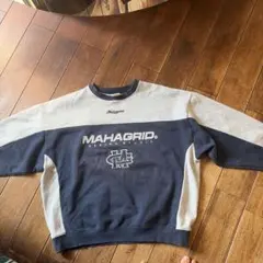 MAHAGRID トレーナー L ネイビー/グレーのサムネイル