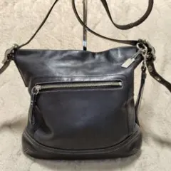 COACH コーチ Y2K オールレザー ショルダーバッグ 黒 1414