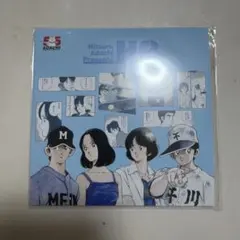 あだち充展 グッズ『レコード風コースター （H2）』（新品・未開封
