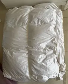 【送料込】FranceBed ホワイト羽毛掛布団　シングル2枚(ダブルで使用可)