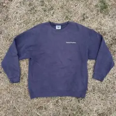 90s Lee スウェット XLワンポイント ウルトラウェイト 裏起毛 ネイビー