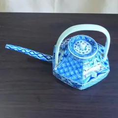稀少古伊万里 嘴長急須六角形染付 陶磁器 煎茶道具 - メルカリ