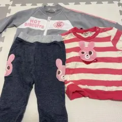 HOT BISCUITS 3点セット　上着、ニット、ズボン